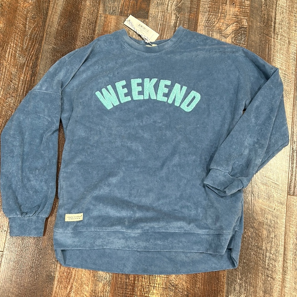 Simply southern terry cloth long sleeve